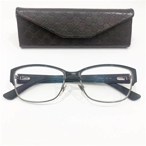 gucci clear frame prescription glasses|authentic gucci eyeglass frames.